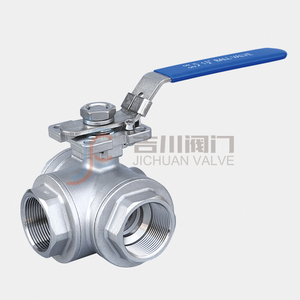 Three way ball valve