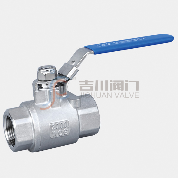 Two piece lockable ball valve (2000WOG)