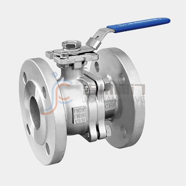 DIN high platform flange ball valve