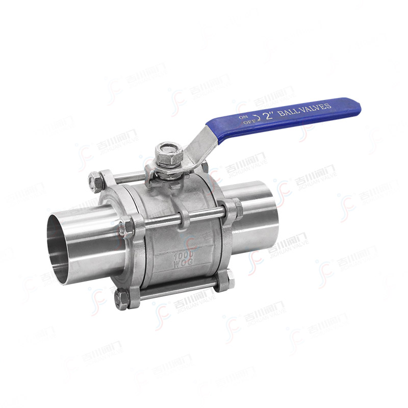 三片式加长杆焊接球阀